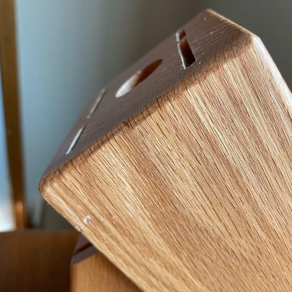 Cutco Wood Knife Block 10-Slot Made in USA